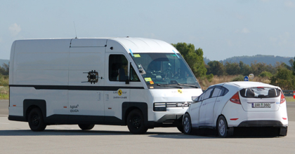 BYD E-Vali commercial electric van got five stars in Euro NCAP safety test